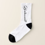 "Bridesmaid" Socks<br><div class="desc">"Bridesmaid" Socks make a great gift!</div>