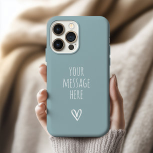 Bridesmaid   Teal Custom Script Text Mother’s Day iPhone 15 Pro Max Case