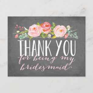 Bridesmaid Thank You   Bridesmaid