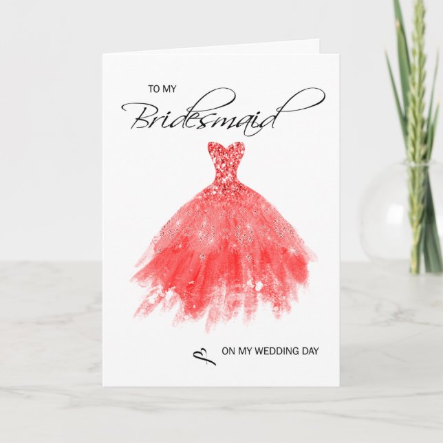 Bridesmaid Thank You Card (Front)