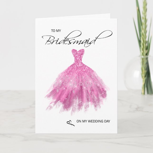 Bridesmaid Thank You Card (Front)