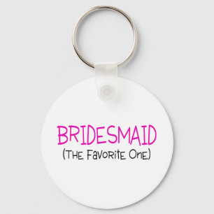 Bridesmaid The Favourite One Keychain