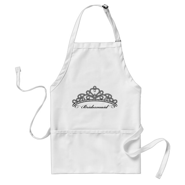 Bridesmaid Tiara Apron (Front)