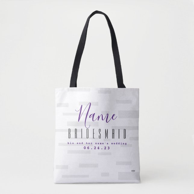 Bridesmaid Tote Bag - HAMbyWG (Front)