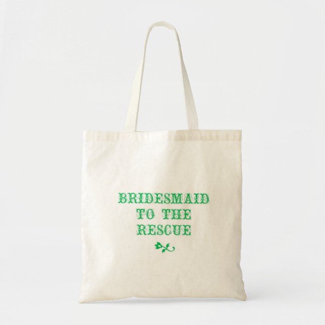 Bridesmaid Tote Kelly Green Bag (Front)