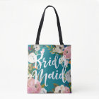 Bridesmaids Brushed Floral Wedding Party