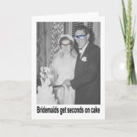 Bridesmaids get Seconds on Cake