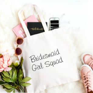 Bridesmaids   Girl Squad Large Tote Bag