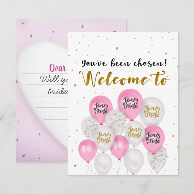 Bridesmaids Proposal - Card (Front/Back)