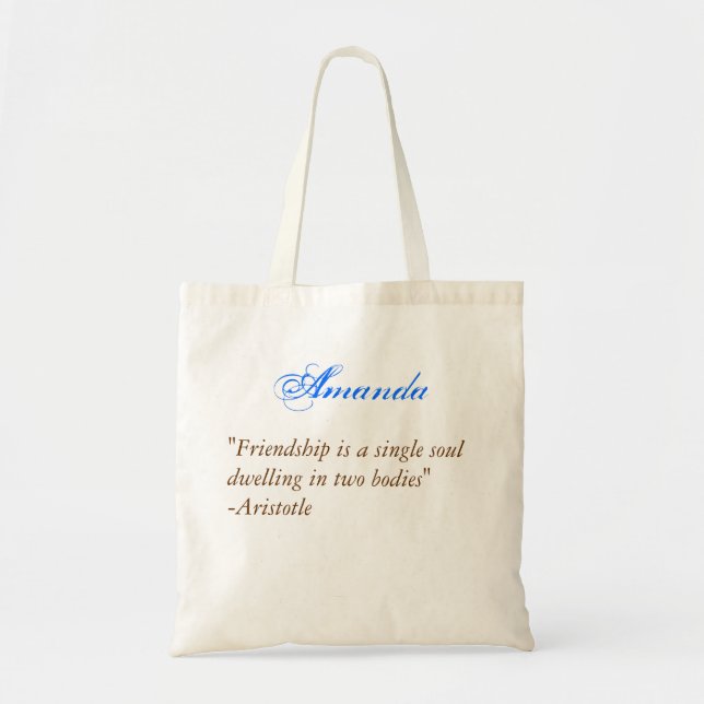 Bridesmaids tote - Quote 4 Bag (Front)