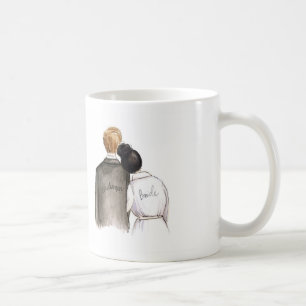 Bridesman? Black Bun Bride Blonde Man Coffee Mug