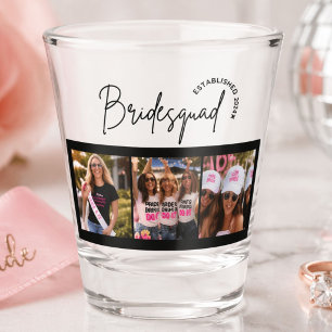 Bridesquad Personalized Bachelorette Party Favour Shot Glass