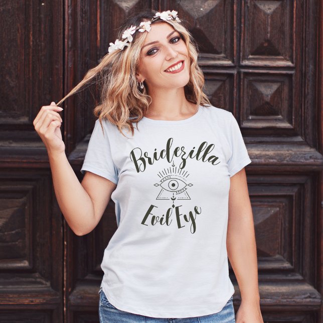Bridezilla Evil Eye Funny T-Shirt (Creator Uploaded)