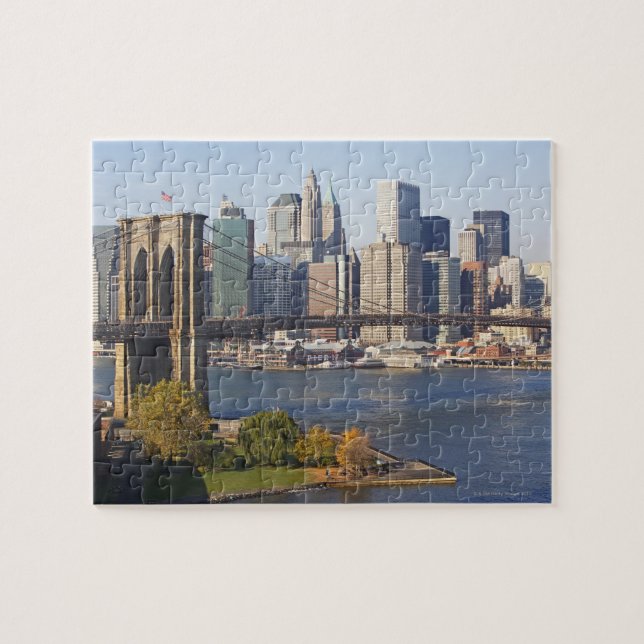 Bridge and Cityscape Jigsaw Puzzle (Horizontal)