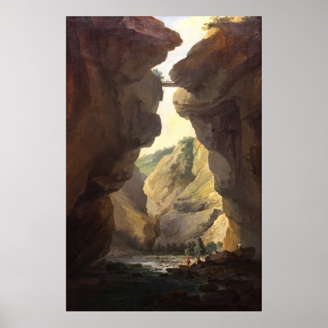 Bridge And Gorges Of Dala River (1777) Poster (Front)