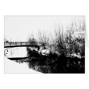 Bridge and Stream Winter Scene gccnm