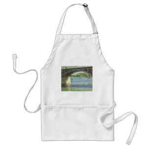 Bridge at Argenteuil by Gustave Caillebotte Standard Apron