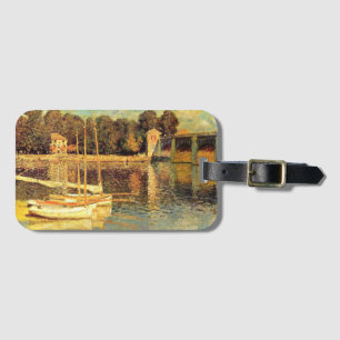 Bridge at Argenteuil Claude Monet Luggage Tag
