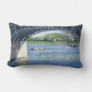 Bridge at Argenteuil Lumbar Pillow