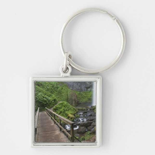 Bridge at Latourell Falls, Columbia River Gorge, Keychain (Front)