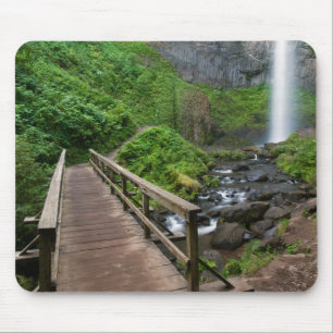 Bridge at Latourell Falls, Columbia River Gorge, Mouse Pad