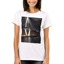 Bridge at night, Charleston SC, photography