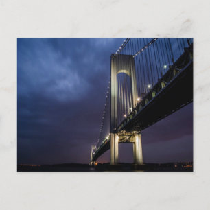 Bridge At Night Postcard