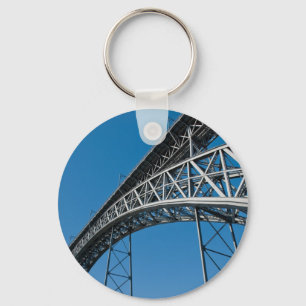 Bridge at Porto Keychain