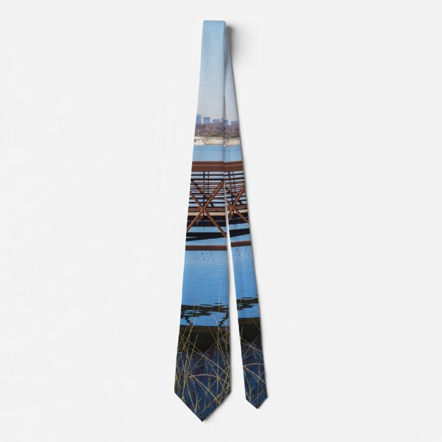 Bridge At White Rock Neck Tie (Front)