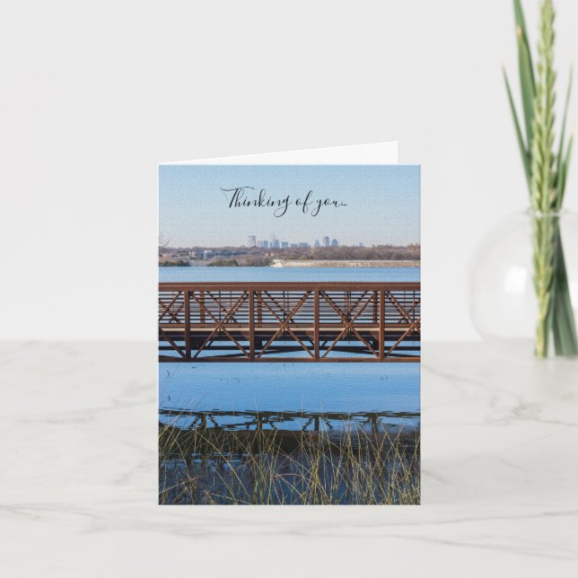 Bridge At White Rock Thinking Of You Card (Front)