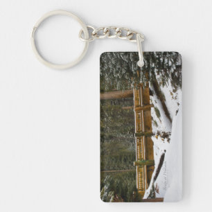 Bridge at Wuksachi Keychain