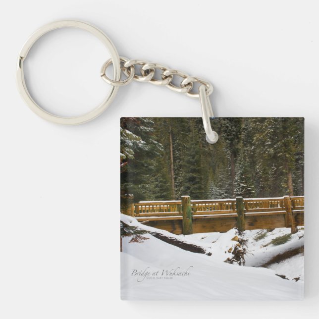 Bridge at Wuksachi Keychain (Front)