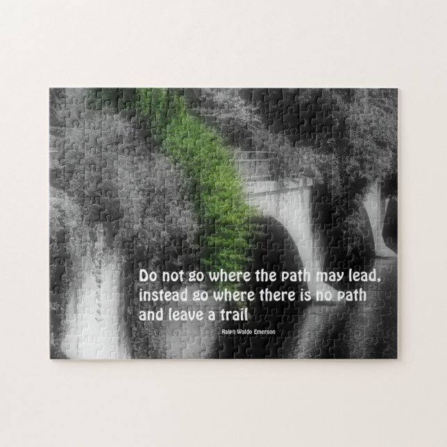 Bridge Be Yourself Inspirational Quote  Jigsaw Puzzle (Horizontal)