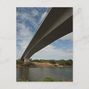 Bridge connecting Guyana to Brazil over Takutu Postcard