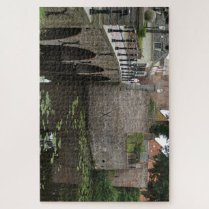 Bridge, Dutch village Jigsaw Puzzle
