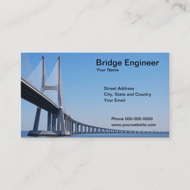 Bridge Engineer Business Card (Front)