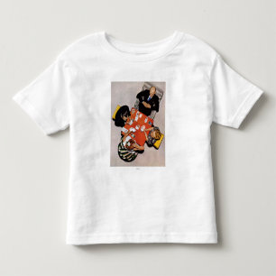 Bridge Game by Norman Rockwell Toddler T-shirt