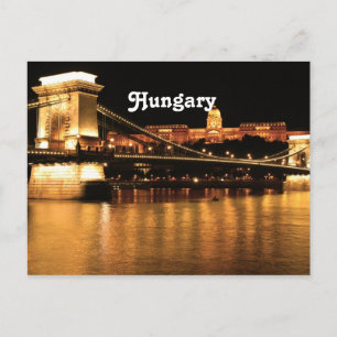 Bridge in Hungary Postcard