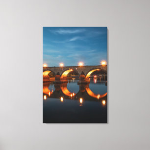 Bridge in Koblenz Germany Canvas Print