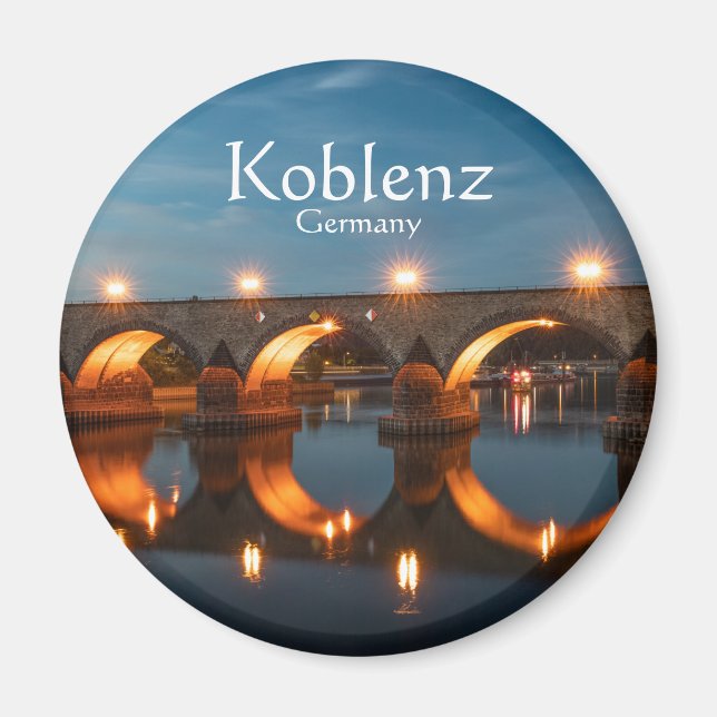 Bridge in Koblenz Germany Magnet (Front)