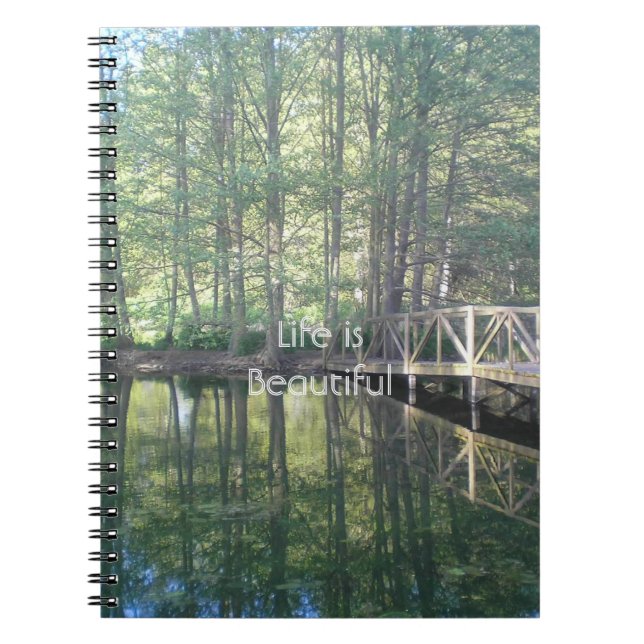 Bridge in Meadow Notebook (Front)