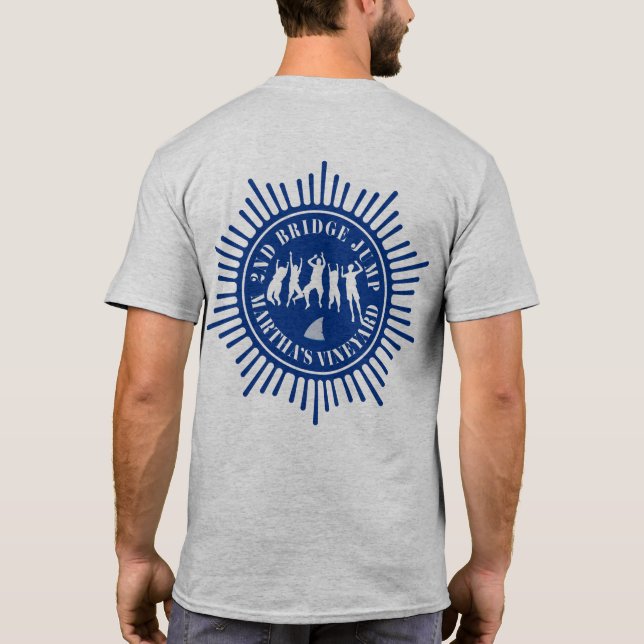Bridge Jump - Martha's Vineyard Turnaround Tee (Back)