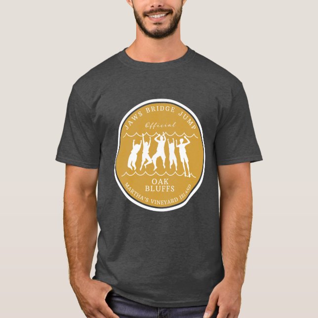 Bridge Jump - Oak Bluffs - Martha's Vineyard Tee (Front)