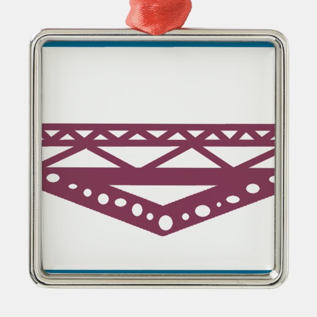 Bridge Metal Ornament (Front)