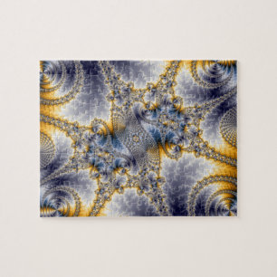 Bridge Network - Mandelbrot Fractal Art Jigsaw Puzzle