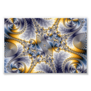 Bridge Network - Mandelbrot Fractal Art Photo Print