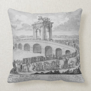 Bridge of Augustus on Via Flaminia, near Rimini, I Throw Pillow