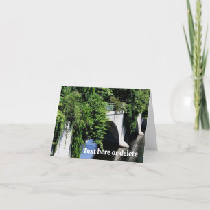 Bridge Of Flowers Personalized Note Card