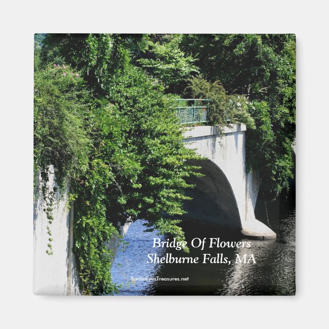 Bridge Of Flowers Shelburne Falls MA Magnet (Front)
