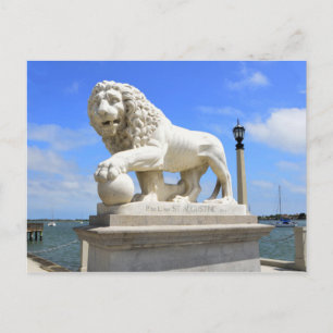 Bridge of Lions Sculpture Postcard